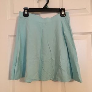 Forever 21 Blue circle skirt